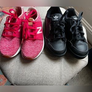 2 pairs tennis shoes sz 12